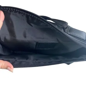 Coach Laptop Tablet Travel Work Bag Black Nylon Office Commuter Minimalist Chic‎ thumbnail 9
