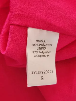 DO+BE Hot Pink Ruffle Mini Dress Size Small Wedding Guest Dress thumbnail 11