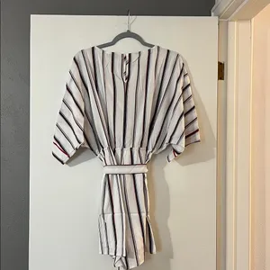 Hayden Multicolor Striped Romper thumbnail 6