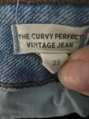 Madewell The Curvy Vintage Crop‎ Jean Distressed Raw Hem High Rise Denim Jeans thumbnail 8