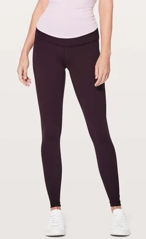 lululemon Size 8 Wunder Under Low-Rise Full-On Luon Leggings thumbnail 1