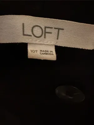 Loft Wide Leg Black Trouser Size 10 Tall thumbnail 4
