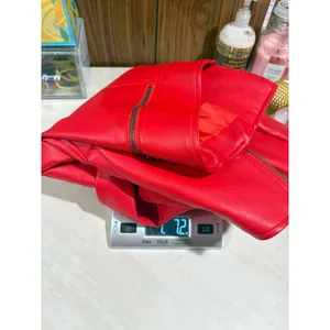 Riverdale South Side Serpents Red Faux Leather Moto Jacket Womens‎ Small thumbnail 14