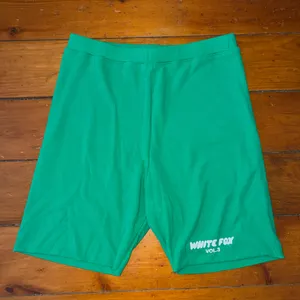 White Fox Boutique Green Biker Shorts thumbnail 1