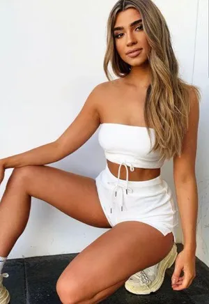 Tiger Mist White Croptop thumbnail 2