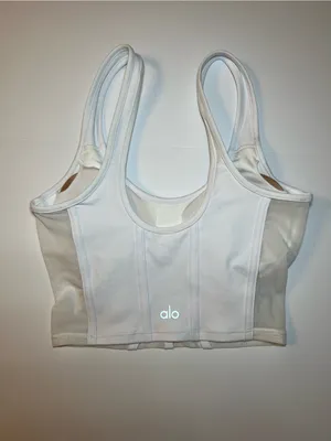 ALO Yoga Airbrush mesh corset tank‎ thumbnail 2