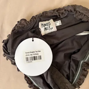 Princess Polly Brown Textured Crop Top - 6, NWT thumbnail 4