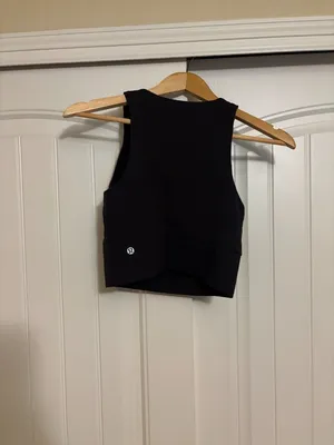 Lululemon Wunder Train Tank Top Black Size 4 No Pads Neutral Everlux W1DVXS thumbnail 2