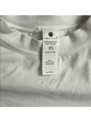 Yogalicious White Short Sleeve T Shirt thumbnail 4