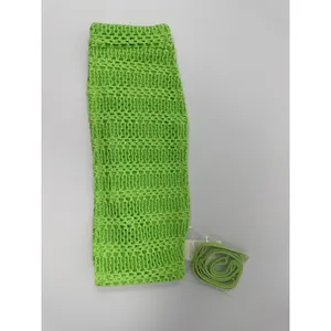 Brand New Aerie Women's Size Medium Green Knit Bandeau Bra Top thumbnail 2