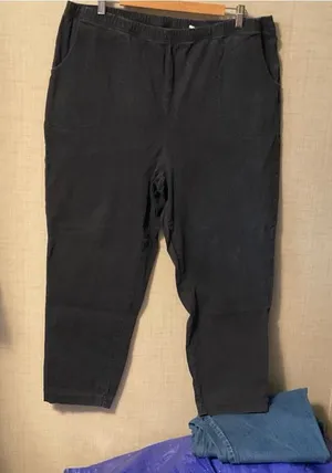 croft & barrow Black Straight Leg Pants thumbnail 1