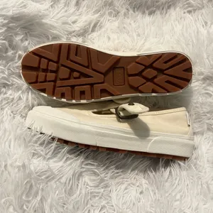 Cute kawaii Vans Mary Jane Style 93 buckle Slip-On shoes classic white thumbnail 3