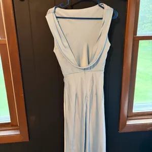 Azazie kieryn dress sky blue  thumbnail 4