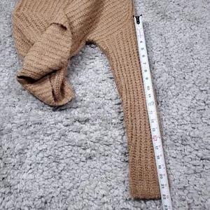 Abercrombie Turtleneck Chunky Knit Pullover Sweater Brown Tan Women's Size XS thumbnail 12