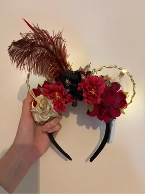 Disney HandMade Floral Light Up Pirate Ears thumbnail 4