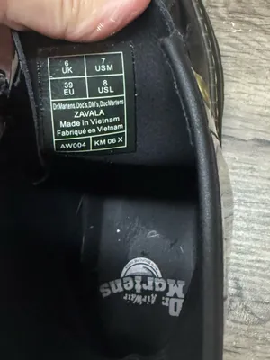 Dr Martens Zavala Patent Leather Combat Boots size‎ 8 thumbnail 8