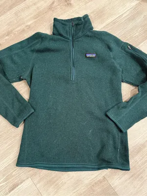 Patagonia Women's Better Sweater in Forest Green Size Large thumbnail 2