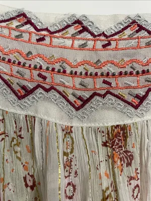 Free People Ivory Dance Magic Tunic Size Large thumbnail 7