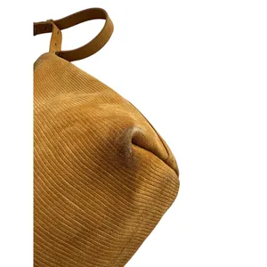 Madewell Zip-Top Transport Crossbody: Corduroy Suede Edition in Boutique Gold thumbnail 6
