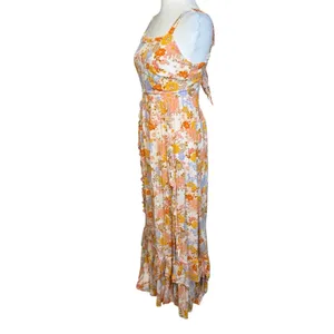Petal And Pup Floral Maxi Sun Dress Size Small Beach Resort Cruise Wedding Guest thumbnail 4