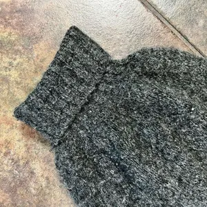 H&M Women’s Large Gray Turtleneck with Cuff Wrist thumbnail 5