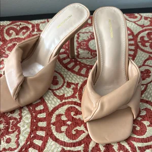 Pretty Little Thing Neutral Beige Women's Sandals thumbnail 2
