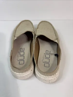 Hey Dude Women's Slip-On Sneakers in Beige and Off-White thumbnail 4