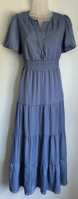 Love By Design Blue Long Dress Medium thumbnail 1