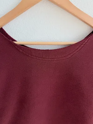 University of Minnesota Gophers burgundy off the shoulder sweatshirt thumbnail 8