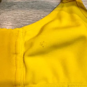 SHEFIT Yellow Front Zip Sports‎ Bra High Impact Support Womens XSmall XS thumbnail 6