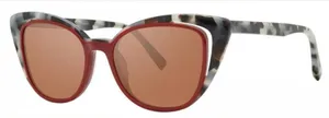 Vera Wang Cranberry Tortoise Cat-Eye Sunglasses - NWT thumbnail 1