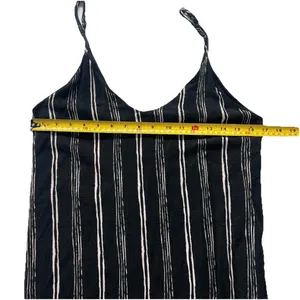 Vintage Women’s Striped Midi Slip Dress S Resortwear Vacation Minimalist Beach thumbnail 5