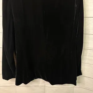 Coldwater Creek Womens size Small Velvet Blazer Black Single Button Whimsygoth thumbnail 6