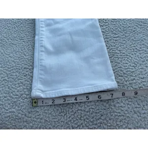Madewell Mid Rise Kick Out Ankle Length Jeans Pure White Womens Size 23 thumbnail 15