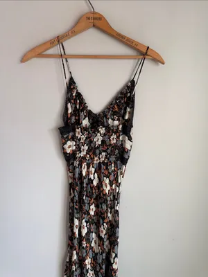 Free People All I Wanted Maxi Slip Dress XS thumbnail 9