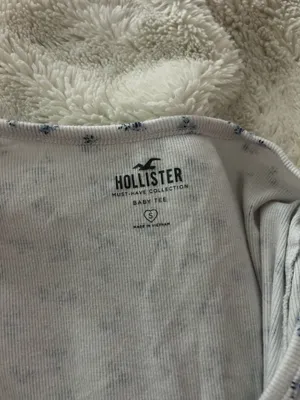 Hollister Top Crop White thumbnail 3