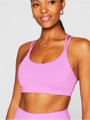Fabletics Principal Low Impact Bra Electric Orchid Size XL thumbnail 1