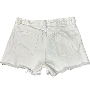 Reformation Charlie High Rise Jean Shorts in Vintage White Size 31 thumbnail 6