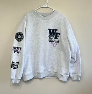White Fox Gray Limited Edition Crewneck Sweater M/L Women Oversized thumbnail 1