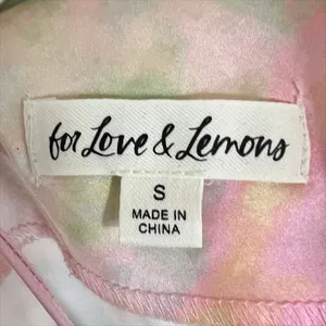 For Love & Lemons Call Me Tie Dye Colorful Pastel Open Back Midi Dress Small thumbnail 7