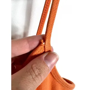 Vintage guess‎ orange dress thumbnail 3