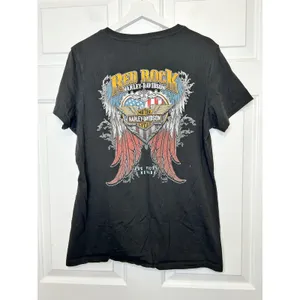 Harley-Davidson Red Rock Las Vegas Graphic V-Neck Tee XL thumbnail 2
