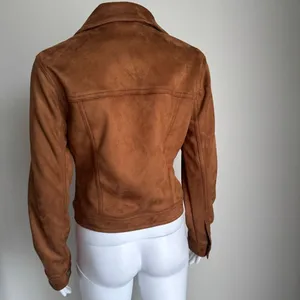 Abercrombie & Fitch Faux Suede Trucker Jacket Size S NWT thumbnail 4