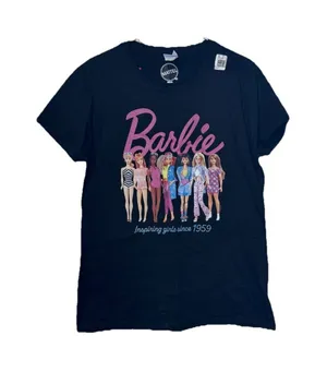 Barbie Women's Top Barbie Inspiring Girls Since 1959 Graphic Short Sleeve Medium thumbnail 1