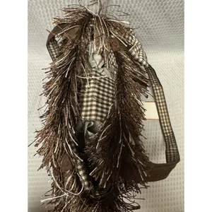 Abetta Accessories Western Fringe Tote Brown Gingham Cowboy Boot Floral‎ NWT Bag thumbnail 16
