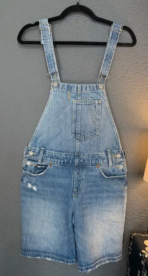 Levi’s Stylish Blue Denim Shortall thumbnail 1