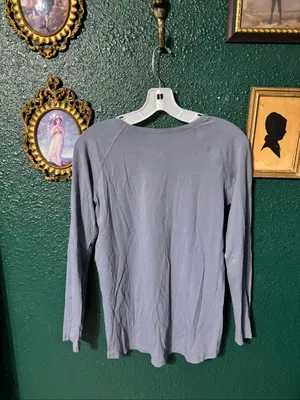 Lululemon Blue Long Sleeve Top Sz Medium thumbnail 2