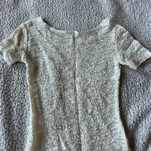 Free People Elegant Lace Cream Top thumbnail 2