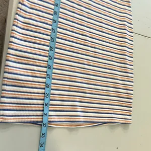 Abercrombie & Fitch Stretch Striped Button Detail Short Sleeve Dress Size XS NEW thumbnail 9