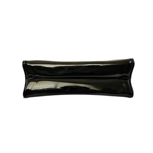 Vintage Morris Moskowitz MM Black Patent Leather Ring Handle Evening Bag Handbag thumbnail 7